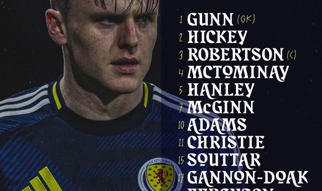 开云体育-苏格兰vs希腊首发：麦克托米奈领衔！罗伯逊、齐米卡斯在列